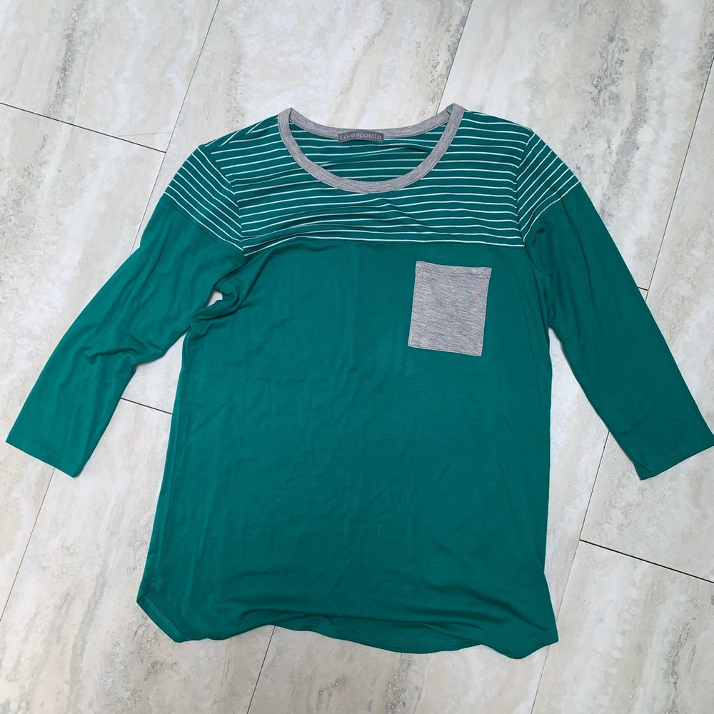 Loveappella Edgewater Knit Top
